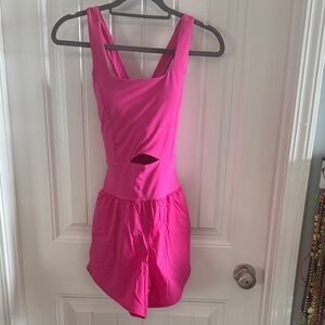 Vibrant Pink Women's Sleeveless romper